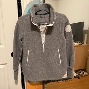 Canada Goose Gray Zip Up Sweater